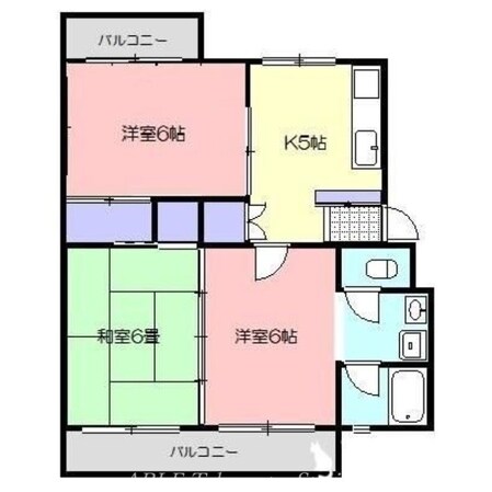 吉原マンションの物件間取画像